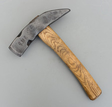 Vintage Rare S.M& Huge Curved Brick Hammer Pick Miners Solid Cast Steel