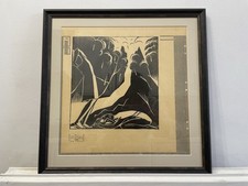 Johan Polet Original Woodcut