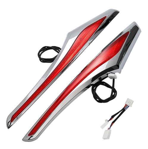 Saddlebag accent swoop red - red, led
