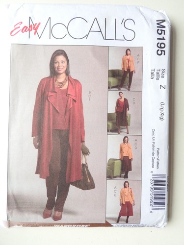 Mccalls m5195 sewing - mccalls, pattern