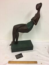 Marie Madeleine Gautier ? - Reclining Woman-  Untitled Bronze Cast