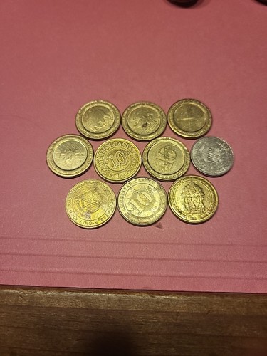 10pcs 10 cent riverboat - 10,