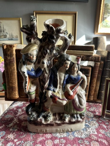 Staffordshire antique flatback - staffordshire,