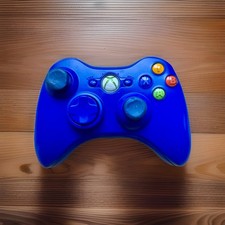 Tested Microsoft Xbox 360 Custom Blue Wireless Controller