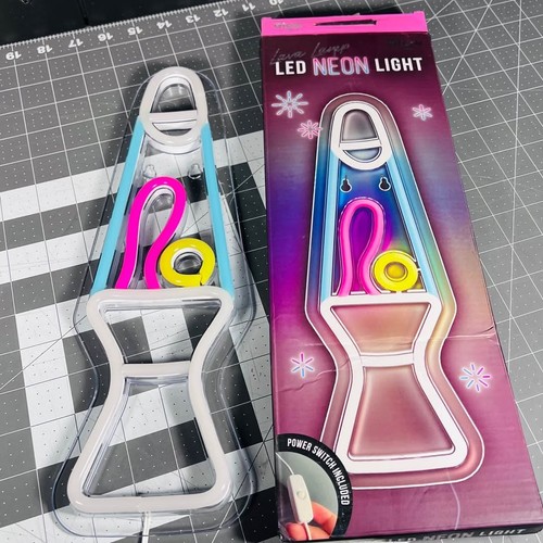 Retro led neon light lava - retro, lamp