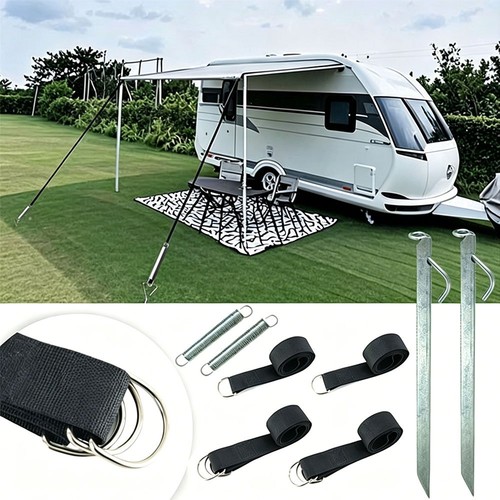 Caravan awning storm straps - caravan,