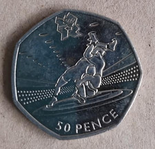 2011 olympic 50p coin wrestling