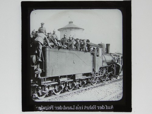 German soldiers steam train - steam,