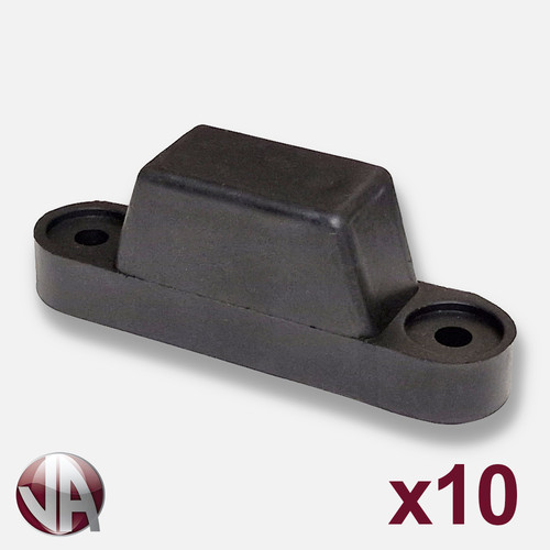 Rubber top hat - rubber, buffer