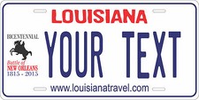 Louisiana 2014 license plate - louisiana,