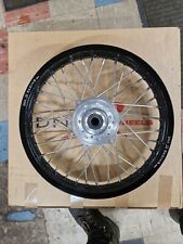 KAWASAKI KX KXF 18" REAR WHEEL DNA BLACK SILVER 2003-20  STAINLESS SPOKES BILLET