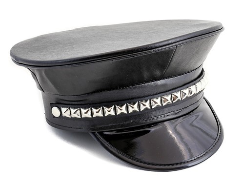 Studded police hat - studded,
