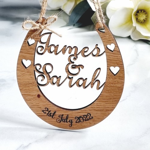 Lucky horseshoe personalised - lucky,