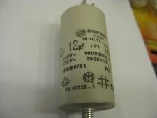 1 x Ducati 12uF + 5% Plastic Case Motor Run Lighting Capacitor 450VAC 50/60HZ UK