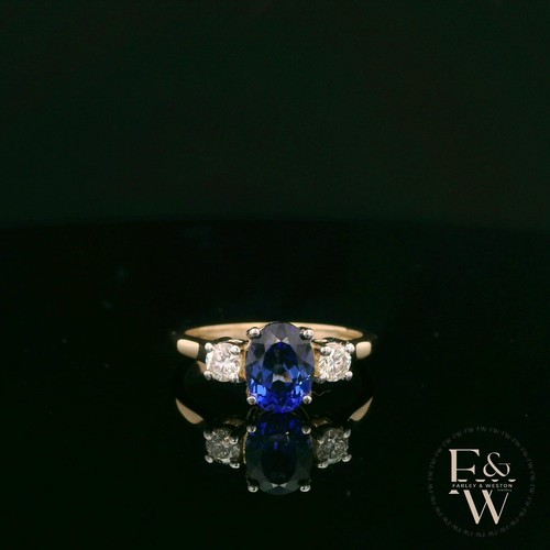Lab grown sapphire and - lab-grown,