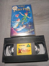 Peter Pan VHS Video Tape Walt Disneh Classic Very Good Condition