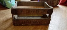 Vintage Wooden Beer  Bottle Crate