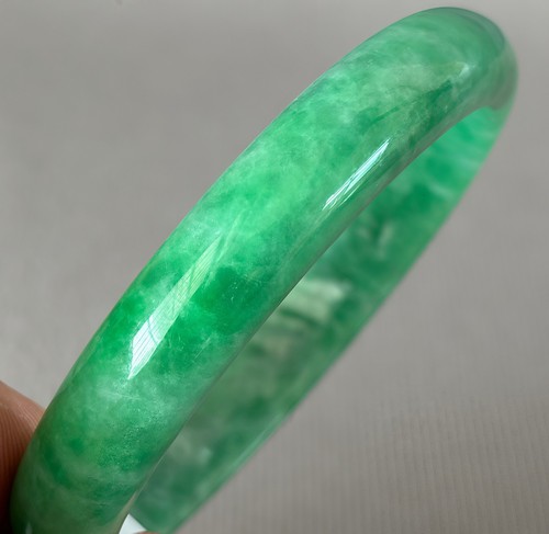 5mm natural green jadeite - 58.5mm,