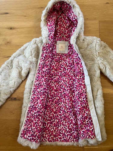 Light pink faux - , fur