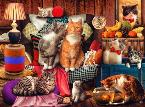 1000 piece cats kittens - 1000,