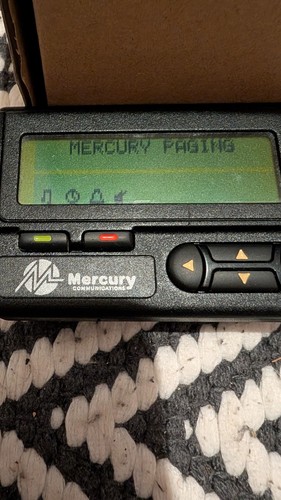 Mercury communication pager - mercury,