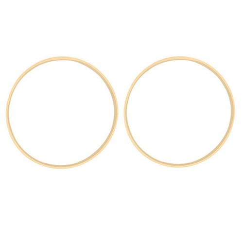 Dream bamboo rings wooden - 2x, rings,wooden