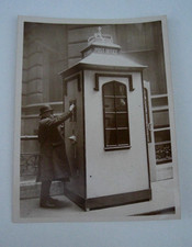 Original Photo GPO Telephone Kiosk K4 Stamp Machines/ Letterbox London 1926