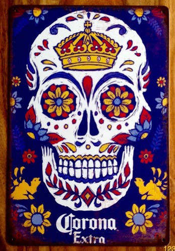 Corona extra skull beer - corona,