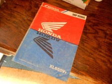 HONDA SHOP MANUAL 2000 XL650VY
