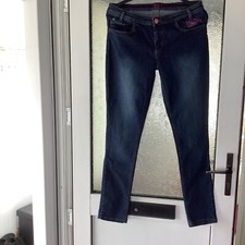 Unisex Henley Jeans Size 14R 