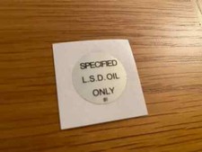 Mitsubishi LSD Oil Decal