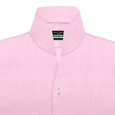 Men's High Open Collar Pink