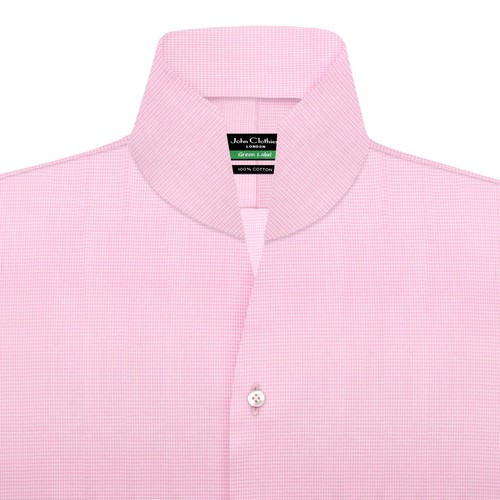 Men high open collar pink - men's,