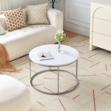 Round coffee table - round, living
