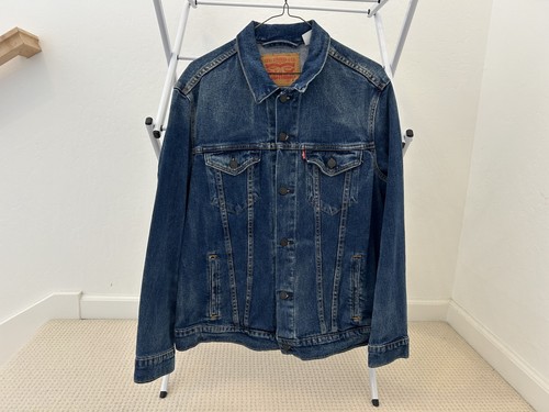 Levi men denim trucker - denim,