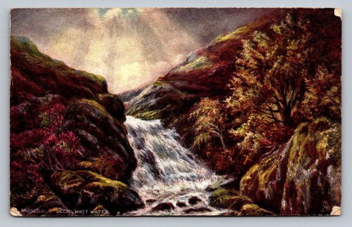 Postcard cumberland wast water - wast,