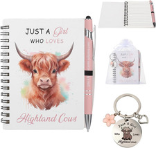 Highland Cow Gift Set Notebook
