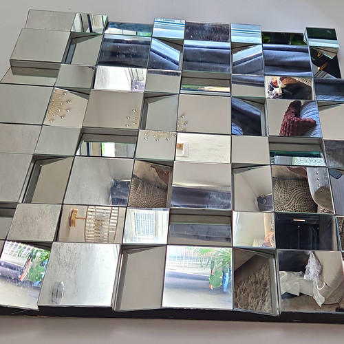 Square geometric faceted - square,