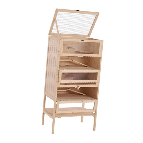 Multi level wooden - level, hamster