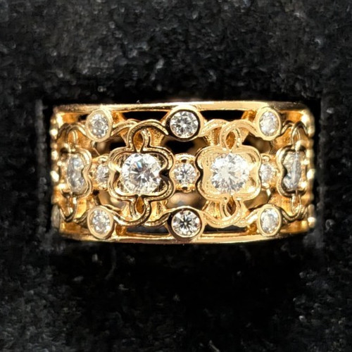 2ct moissanite band s925 - 2ct,