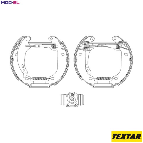 Brake shoe set 84053800 - brake,