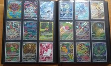 Pokemon Binder Cards Collection Full Art Rares Mixed, Mint Condition All Holos