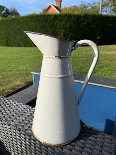 Large vintage french - vintage, enamel