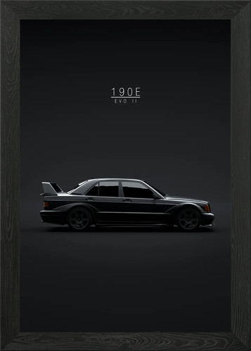 Mercedes 190e evo framed - 190e,