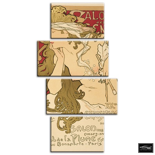Art nouveau poster vintage - art,