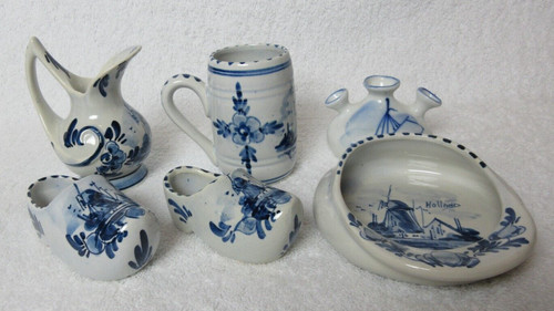 Assorted pieces delft - 5,