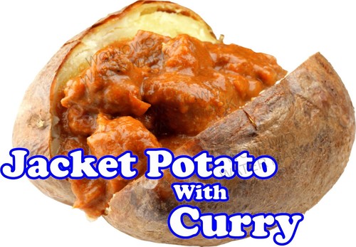 Baked jacket potato with - potato,