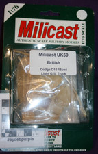 Milicast British Dodge D15 15cwt Light GS Truck 1:76 scale resin model UK50.