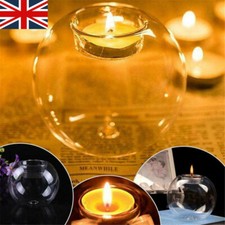 Set of 6 Glass Tea Candle