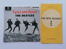 THE BEATLES ORIG 1963 U.K. EP    TWIST AND SHOUT   WITH RECORD RELEASE CATALOGUE